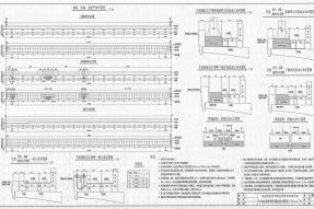 聲屏障鋼模具立面布置設計圖